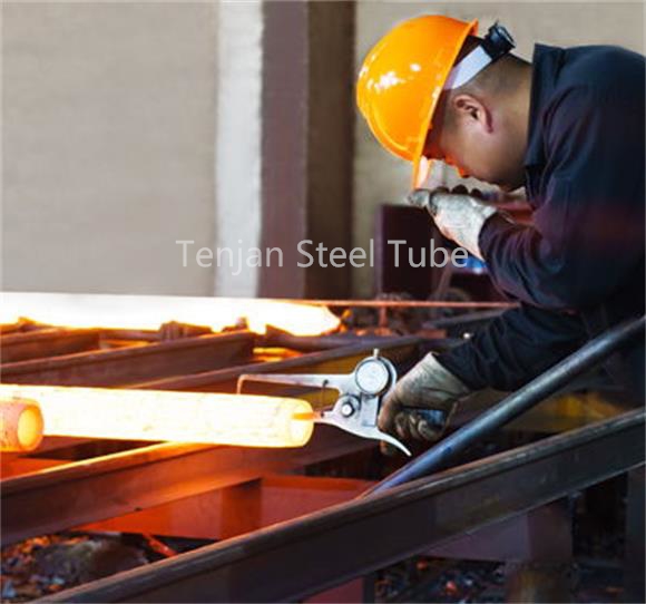 Pasos de inspección de calidad sólida de tubos de acero sin costura